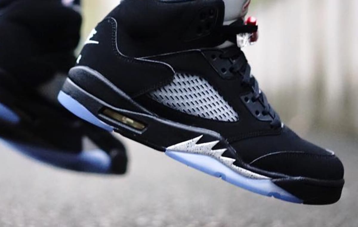 Metallic Nike Air Jordan 5 On Feet Sole Collector