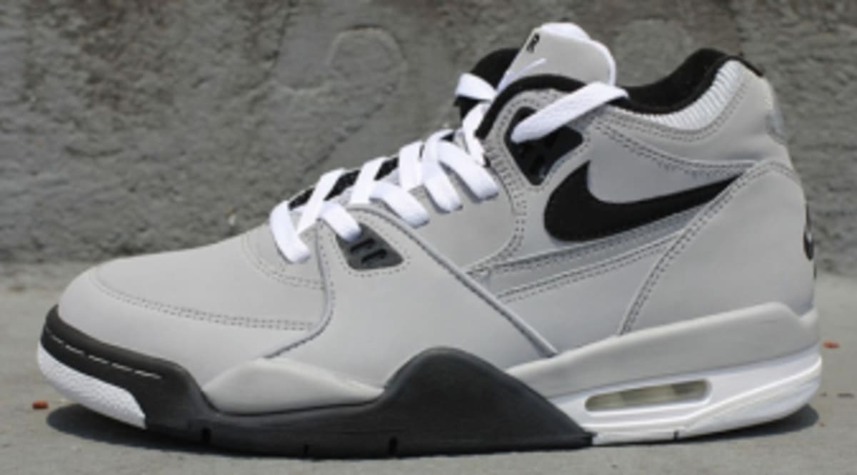 grey nike flights
