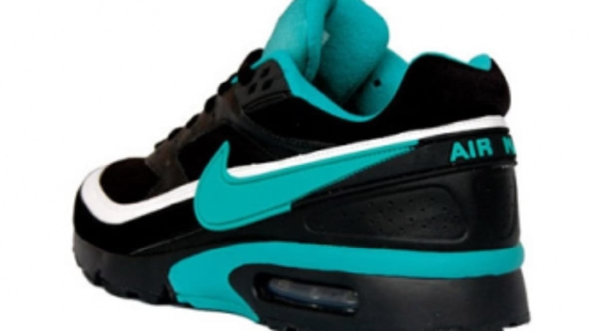 nike air turquoise and black