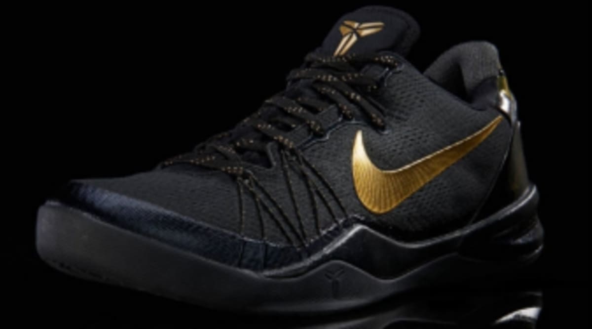 kobe 8 shoes black and gold