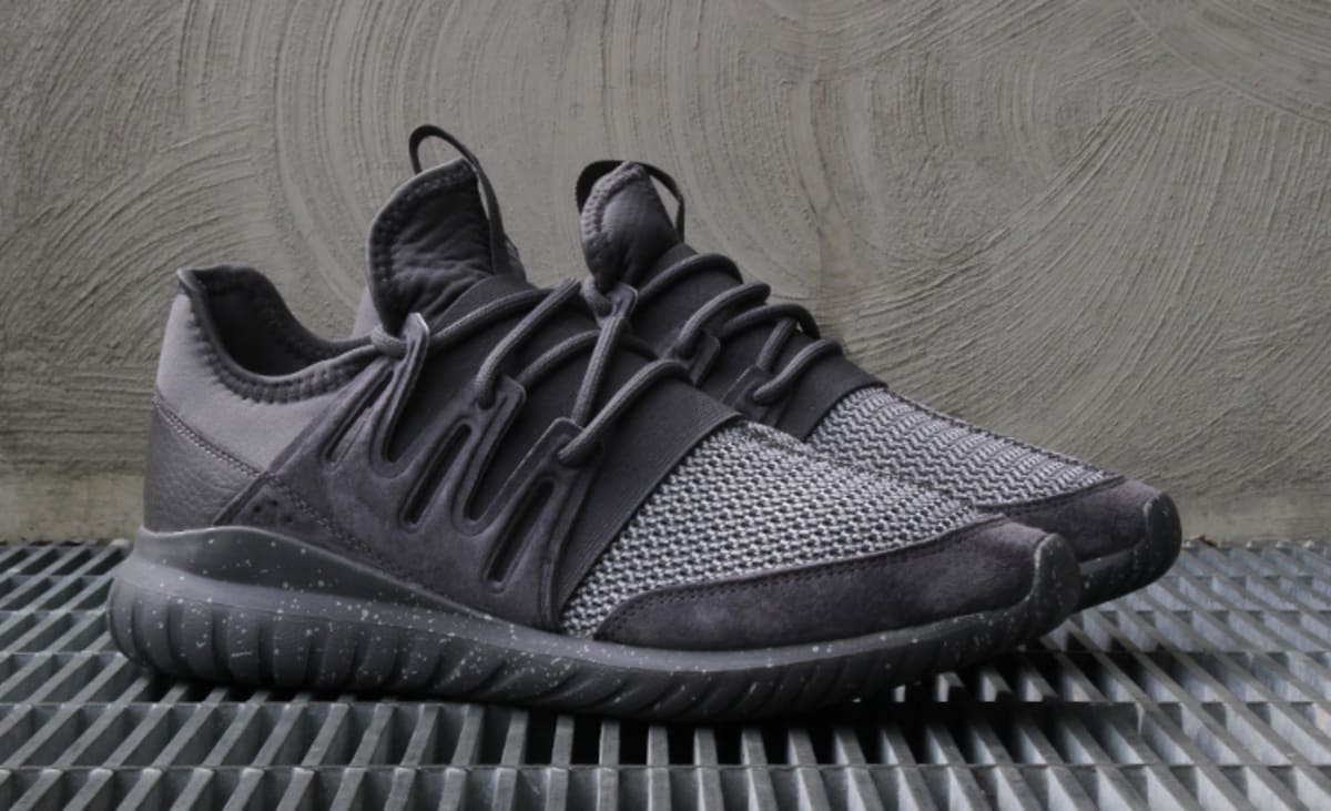 adidas tubular radial on feet