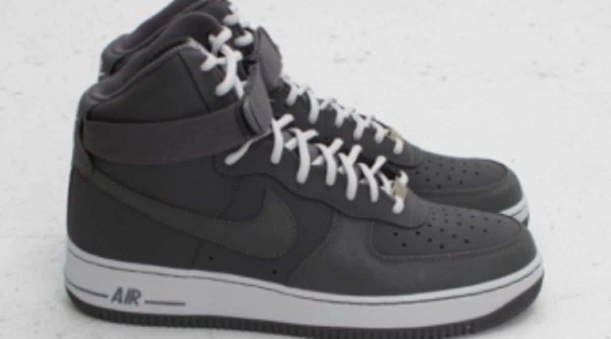 black and dark grey air force 1