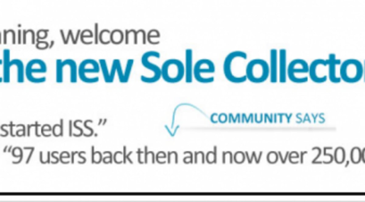 to the New Sole Collector Site! Sole Collector