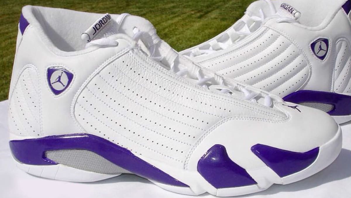 purple jordan 14