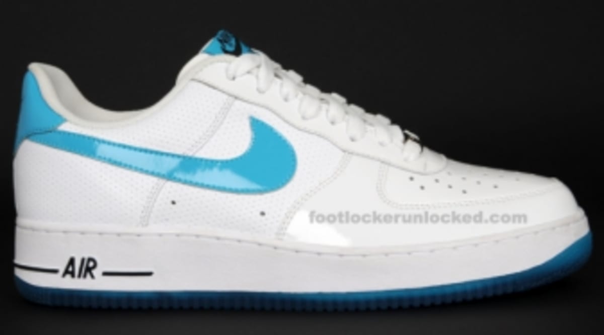 blue sole air force 1