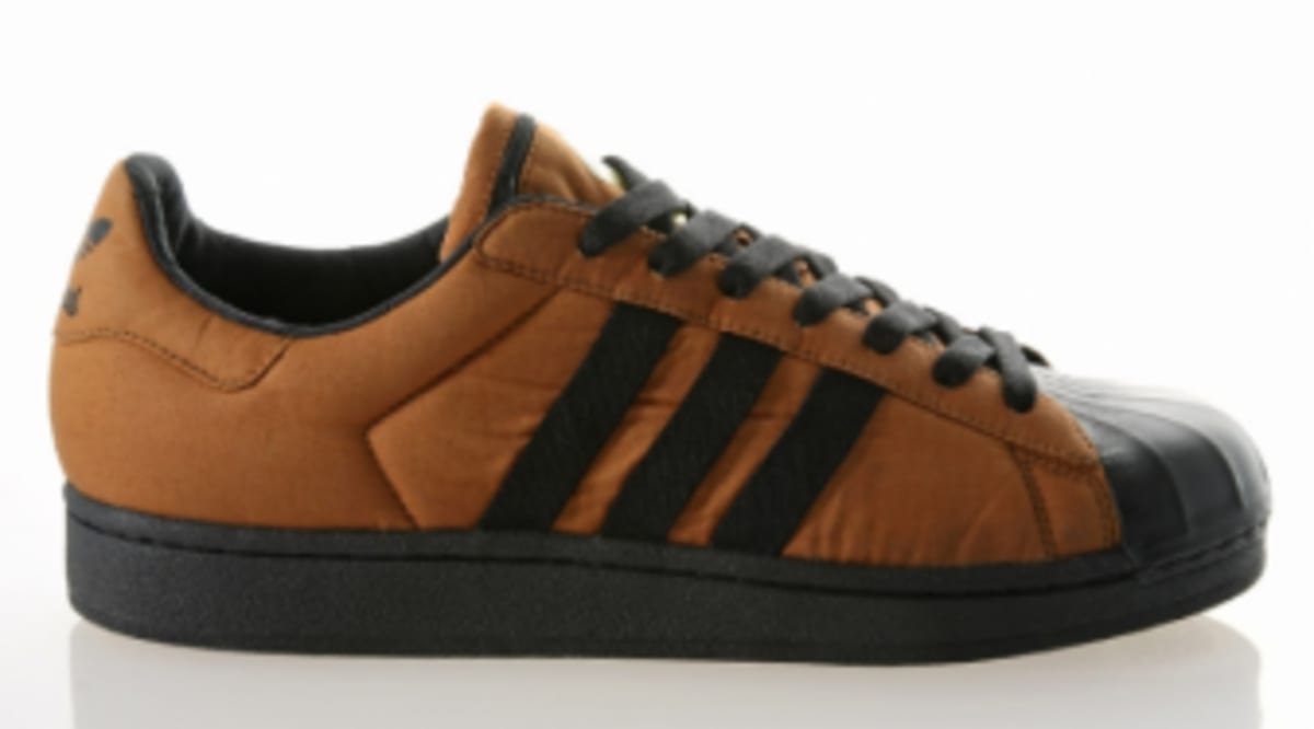 tan and black adidas