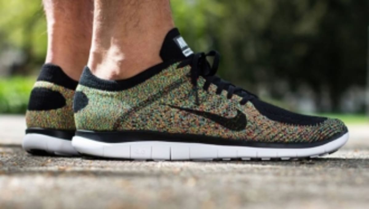 nike free flyknit 5.0 rainbow grey