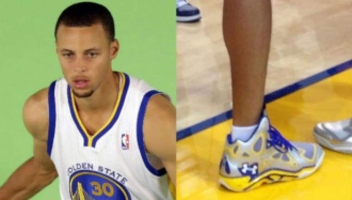 stephen curry wearing under armour shoes