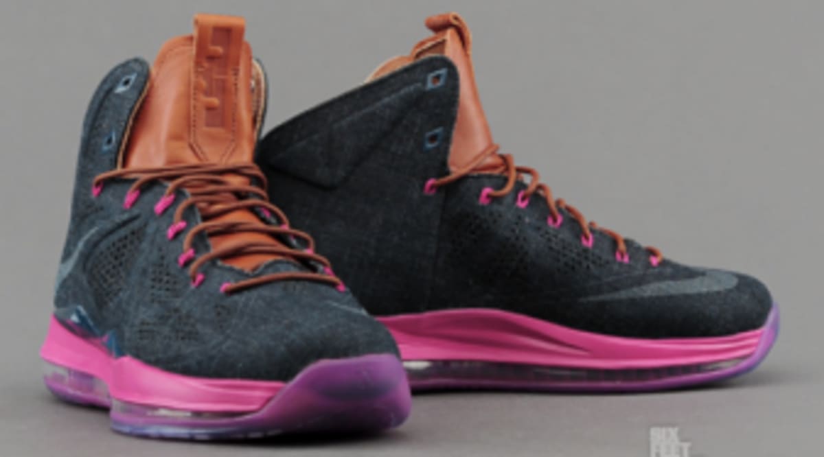 lebron x denim