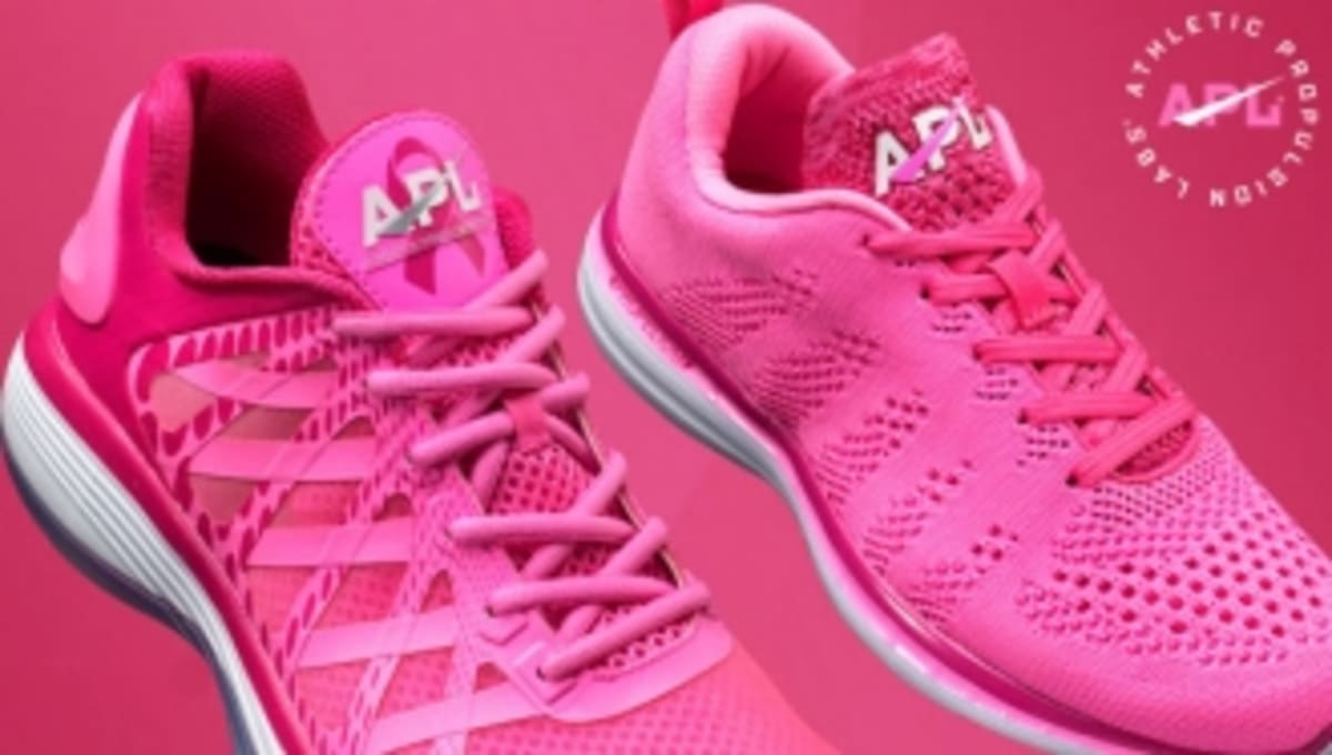 breast cancer awareness basketball shoes