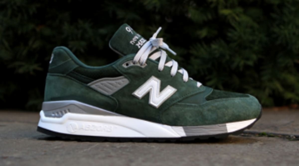 New Balance 998 Forest Green Sole Collector