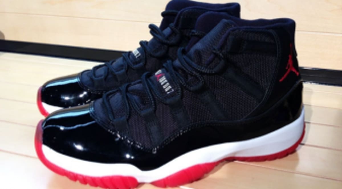 jordan retro 11 red and black