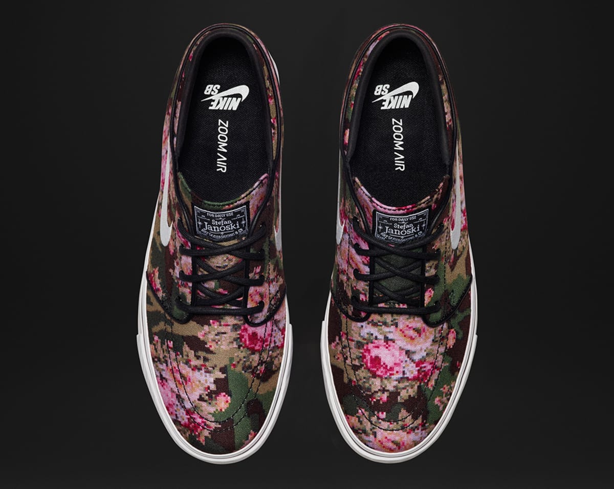 janoski digi floral blue