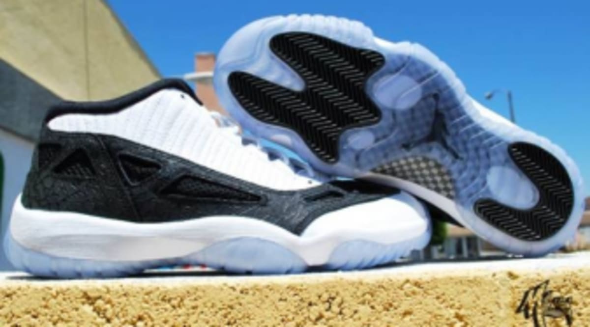 retro 11 low ie black cement
