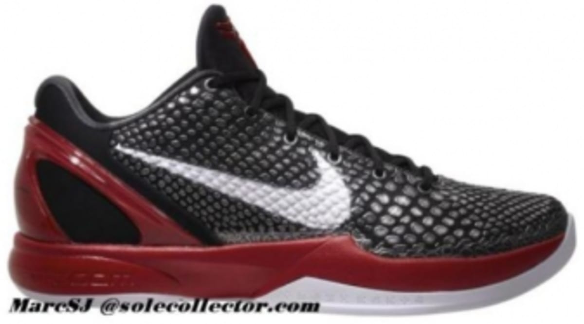 kobe shoes black red and white