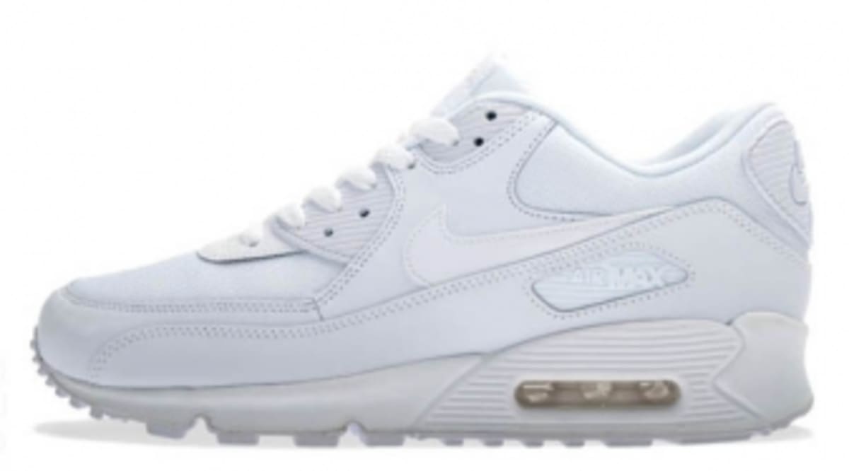 all white air max with icy bottom