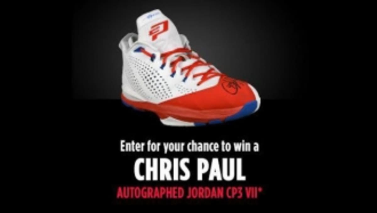 Win Chris Paul�s Autographed Jordan CP3.7 from Foot Locker