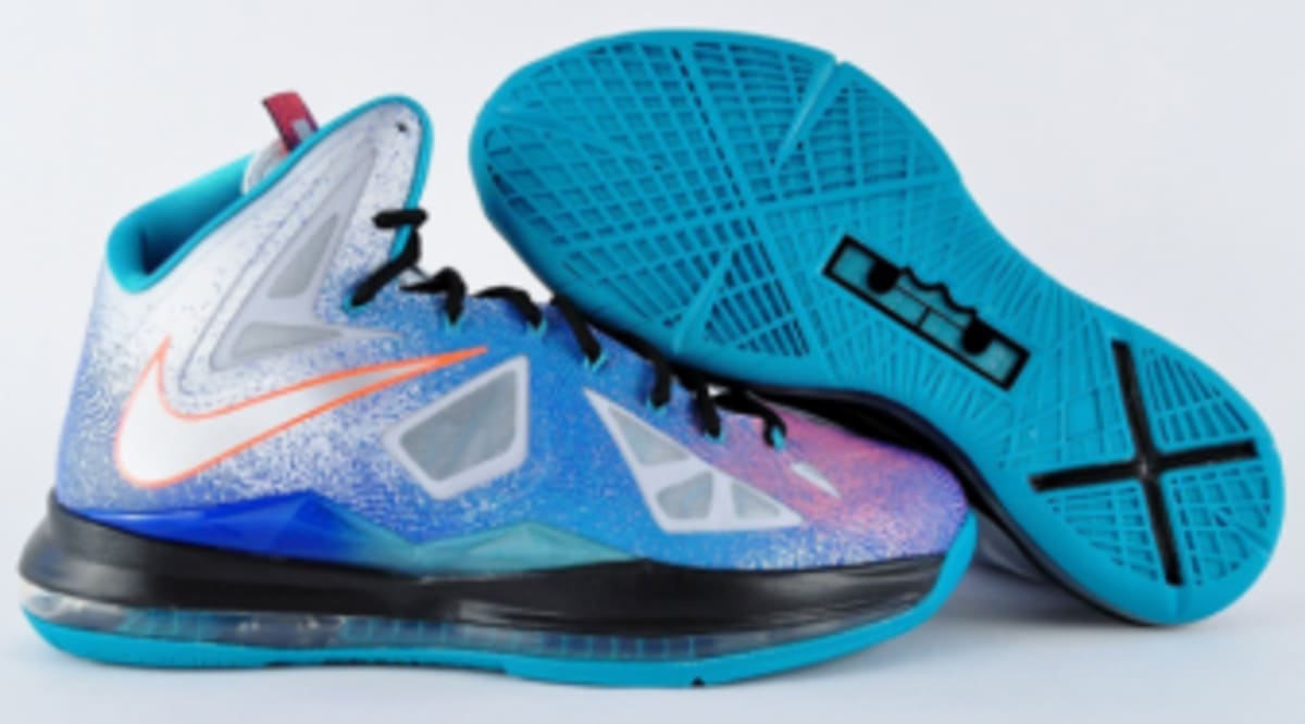 lebron x pure platinum