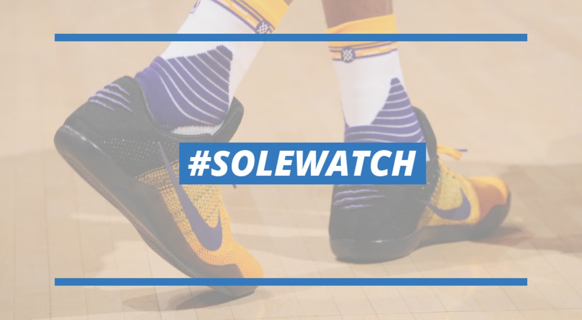 purple and yellow kobe jordans