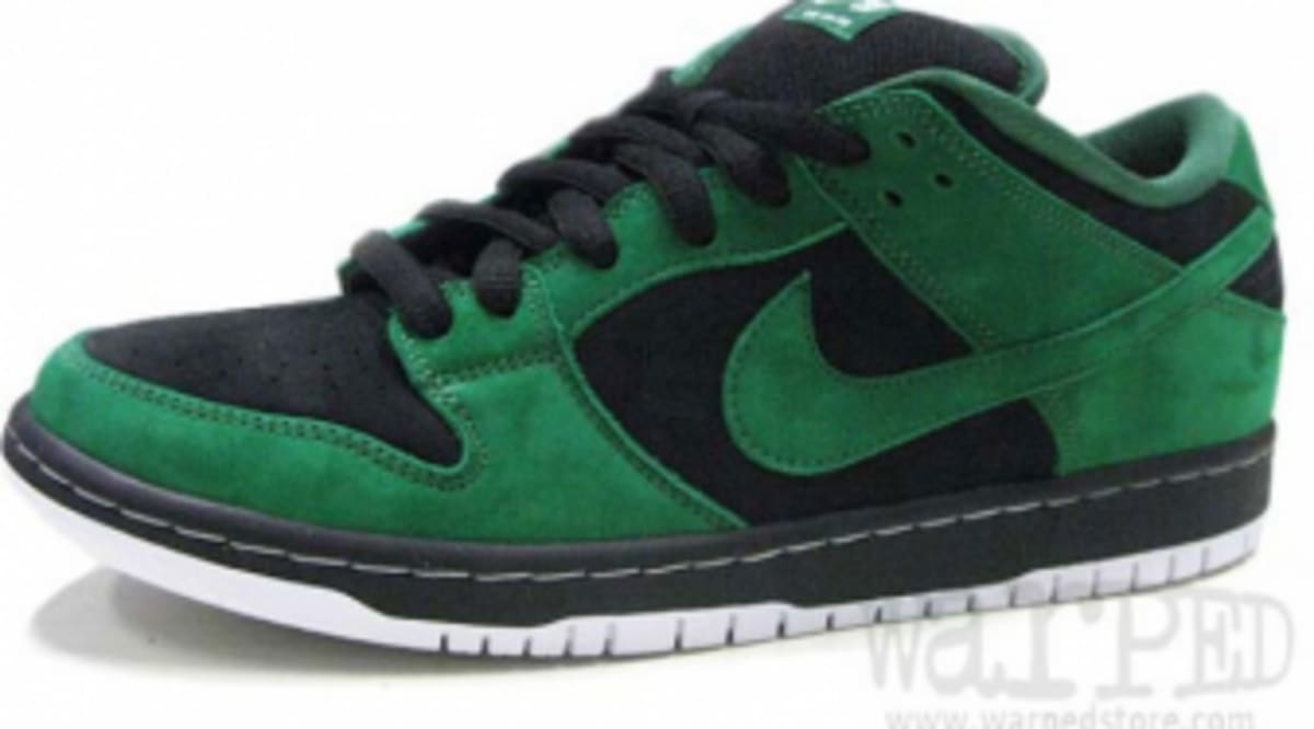 green and black dunk high