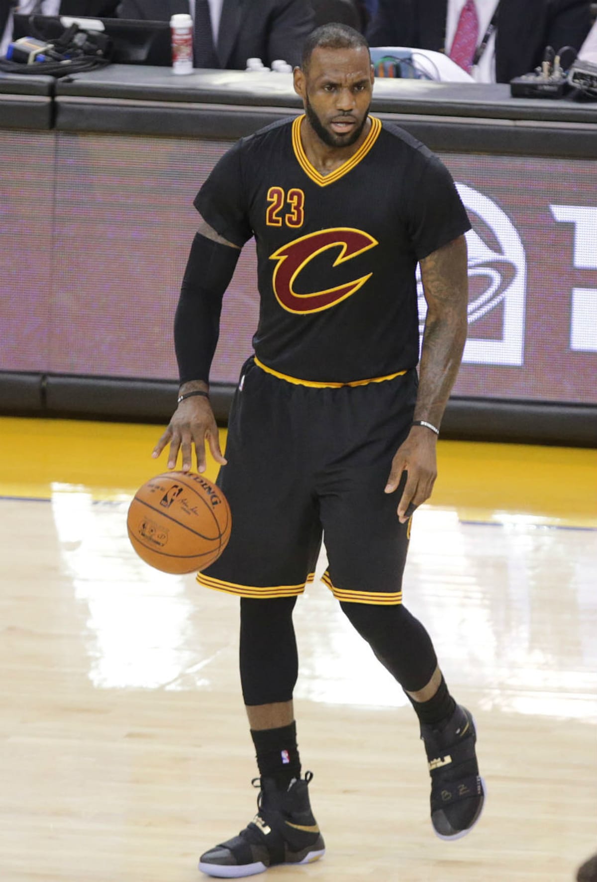 LeBron James Wearing the Nike LeBron Soldier 10 in Game 7 