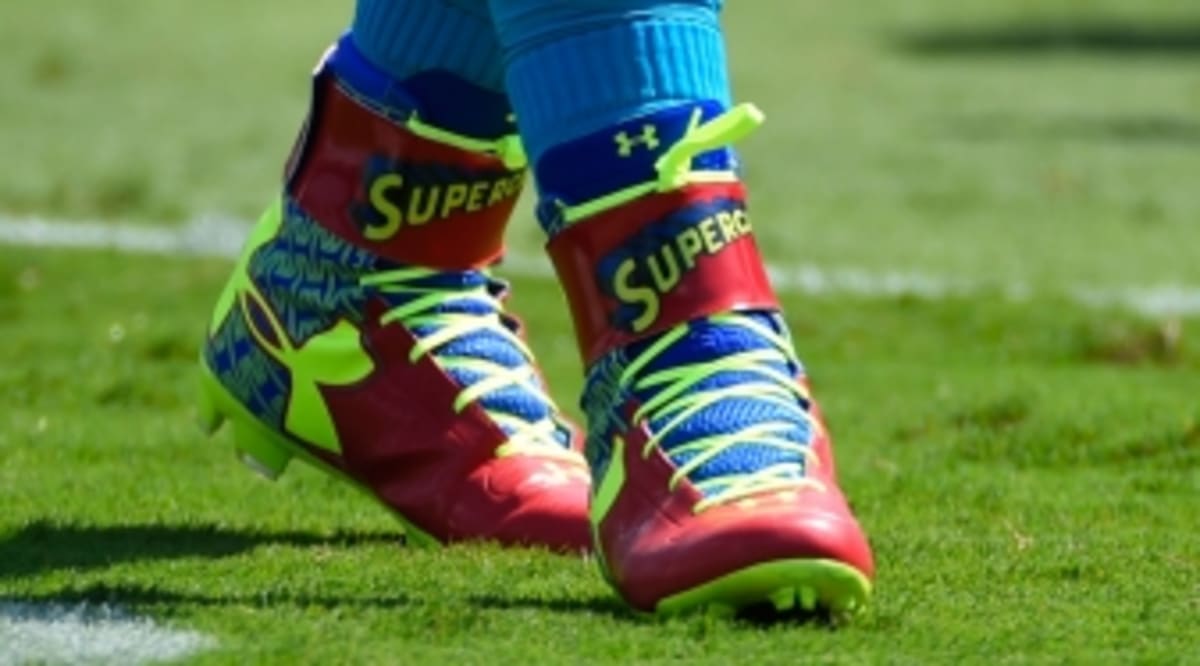 cam newton superman cleats