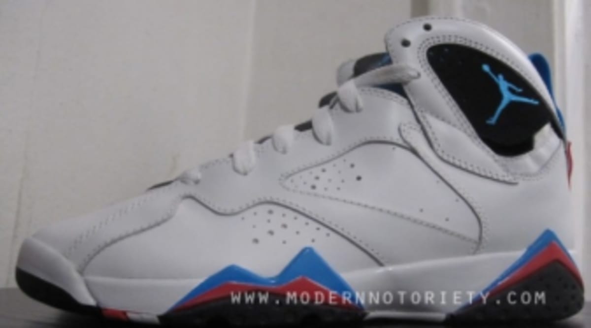 jordan retro 7 white and blue