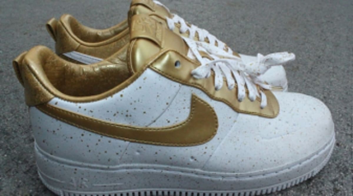 nike air force 1 gold medal