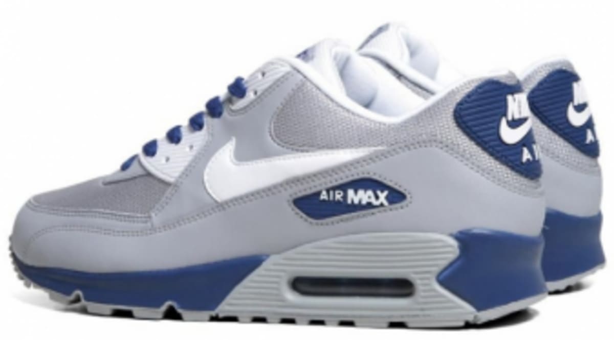 nike air max 90 blue grey white