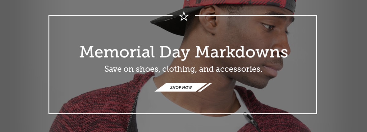 memorial day weekend shoe sales