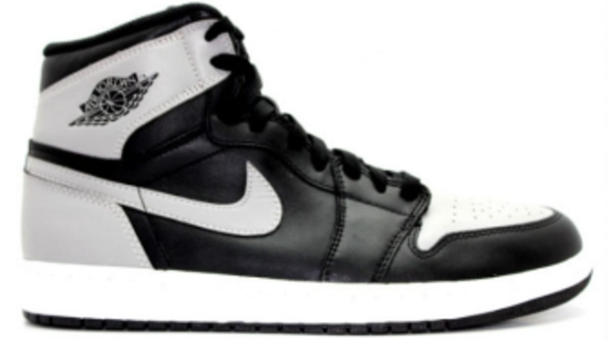black and gray high top jordans