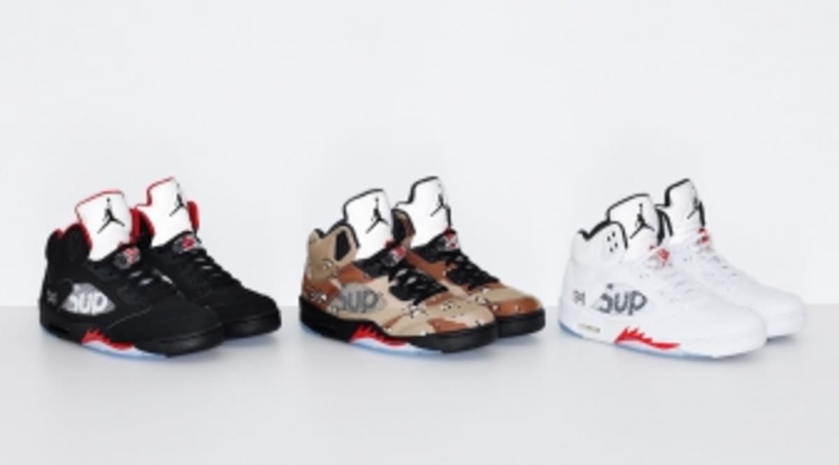 supreme retro 5s