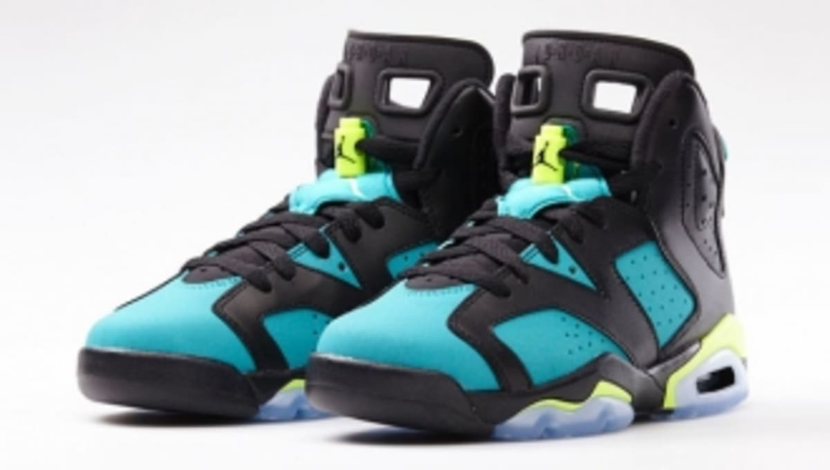 An Official Look at the 'Turbo Green' Air Jordan 6 Retro Sole Collector