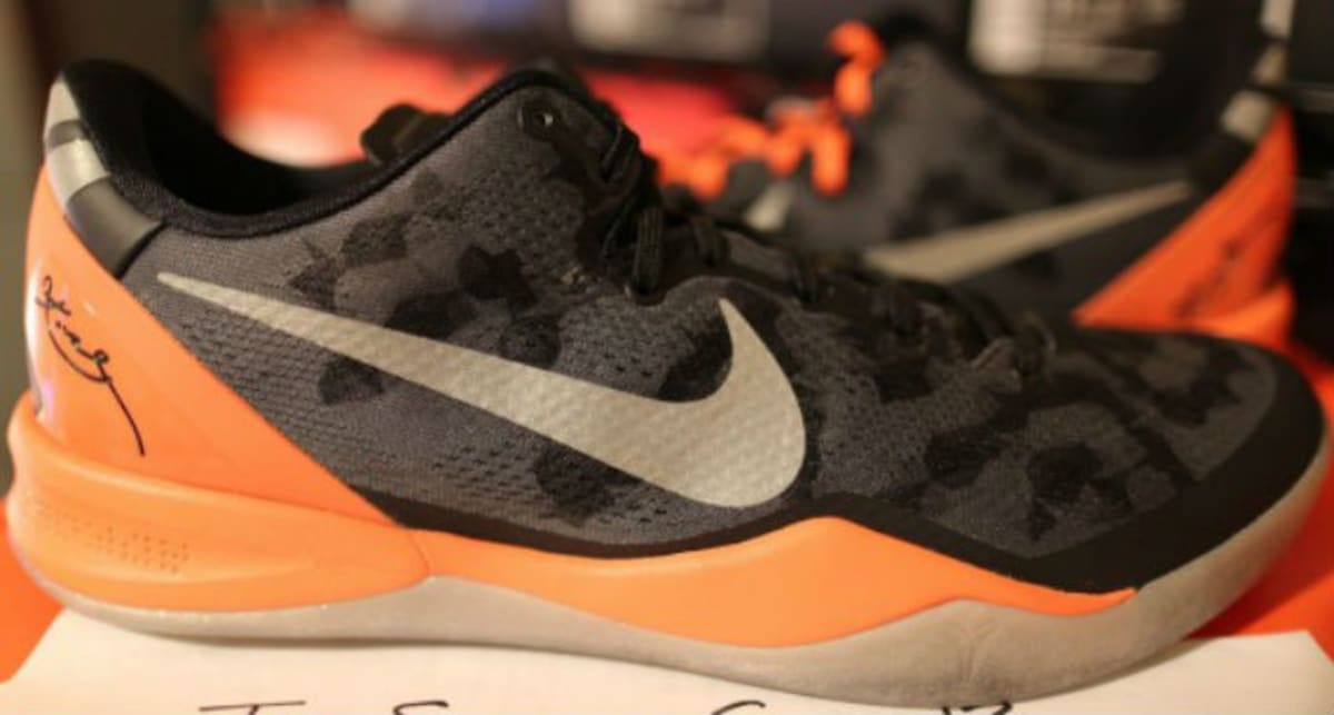 gray and orange nike