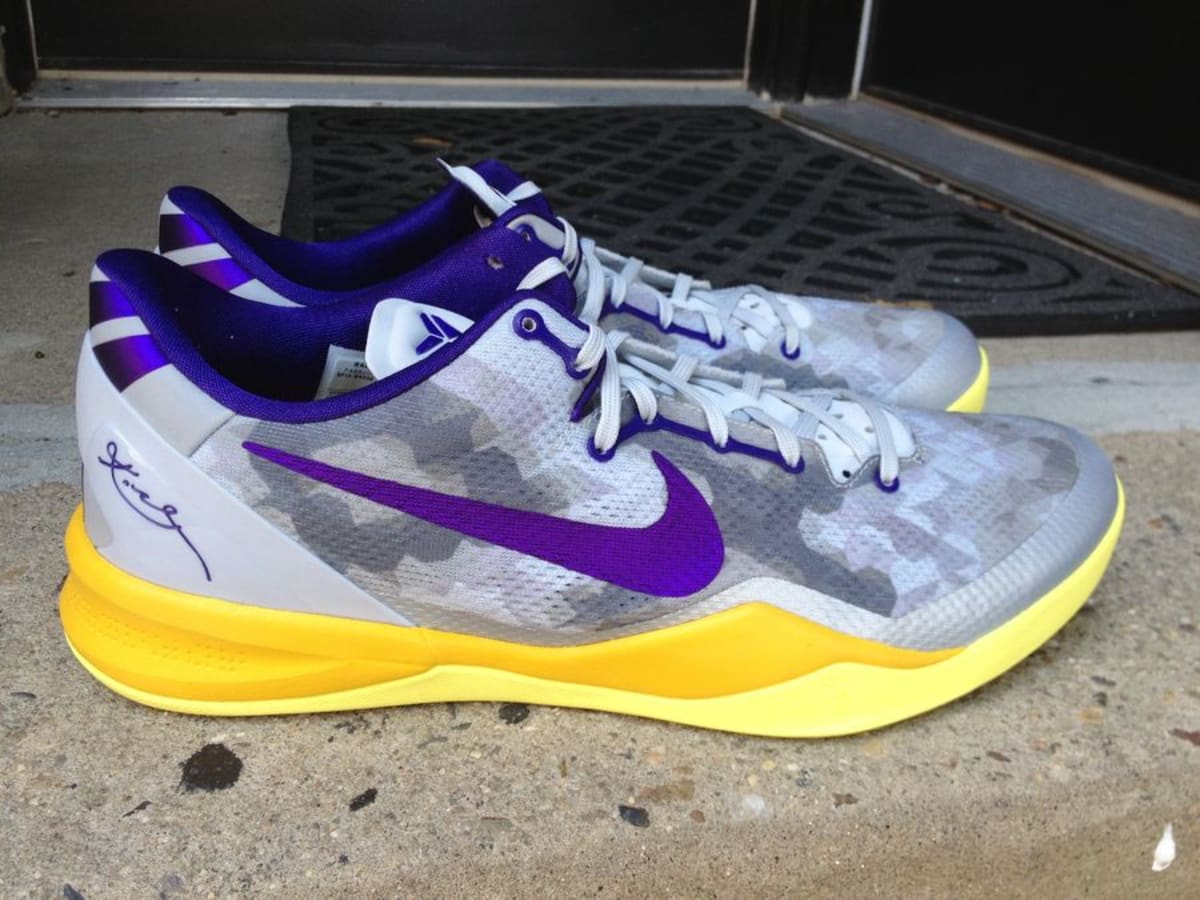 Nike Kobe 8 "Lakers Home" Sample - Unreleased Nike Kobe Samples | Sole