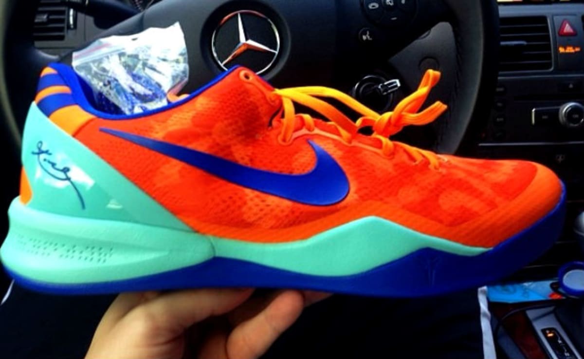 Nike Kobe 8 Orange/Mint-Blue Sample - Unreleased Nike Kobe Samples ...