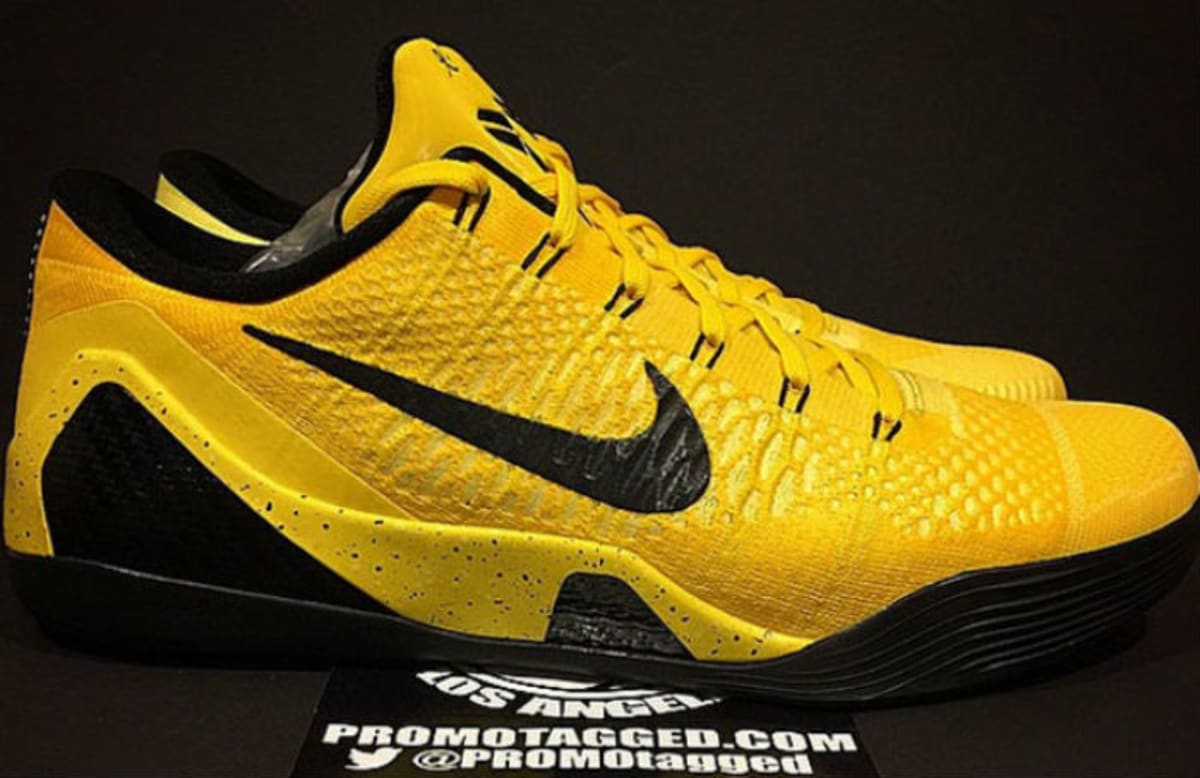 Black and yellow kobes on sale