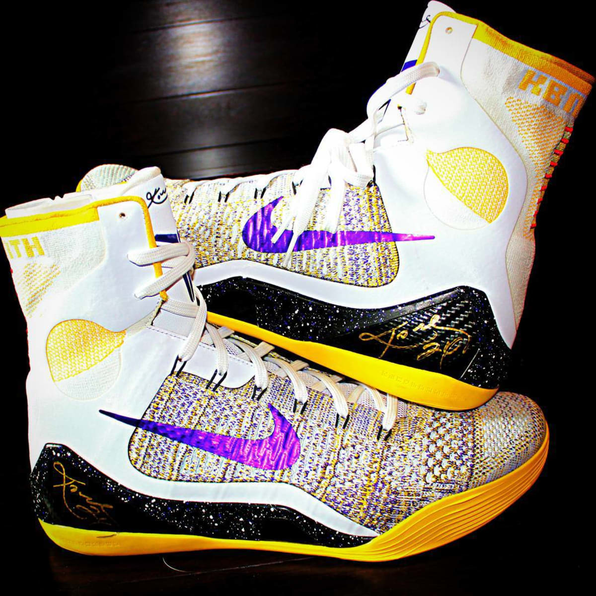 kobe bryant shoes lakers colors