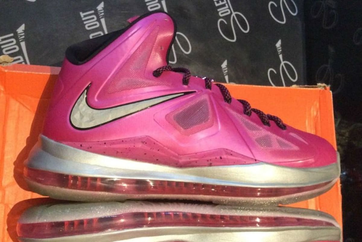 new pink lebrons