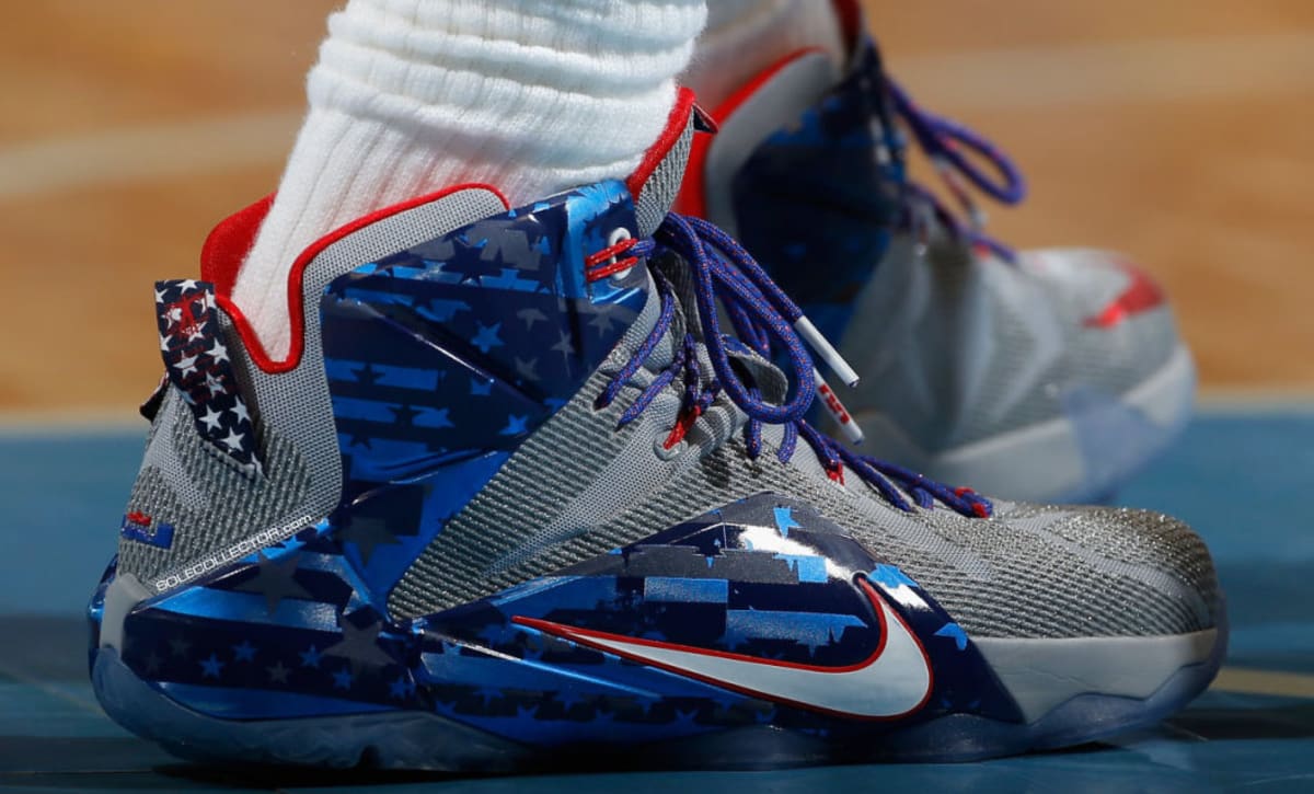 lebron 2 grey blue