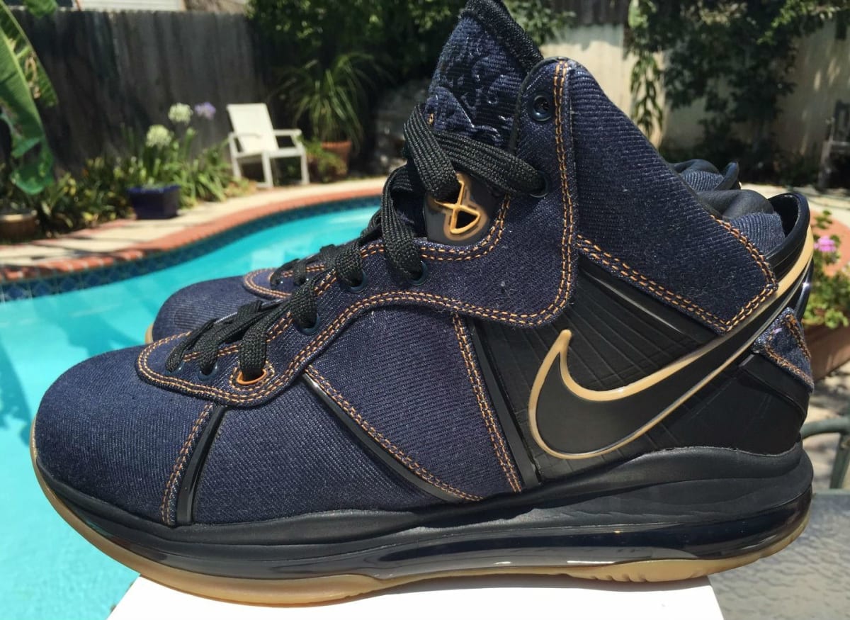 lebron 8 denim