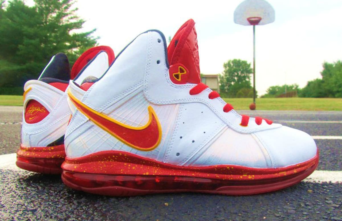 Nike LeBron 8 "Miami Heat Home" Sample (2011) - Nike LeBron Samples That Never Released | Sole ...