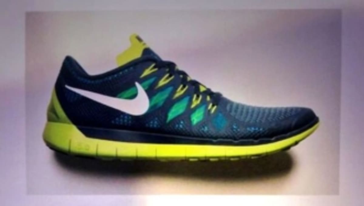 nike free run 5.0 neon green
