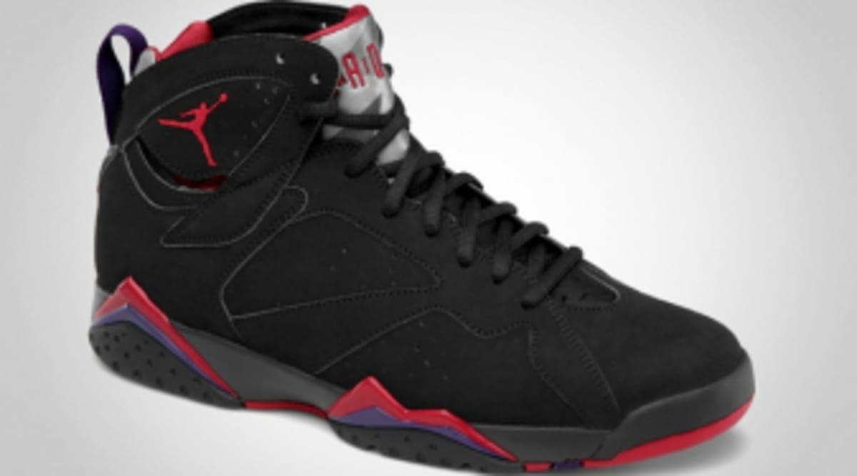 Air Jordan Retro 7 - Black/True Red-Dark Charcoal-Club Purple