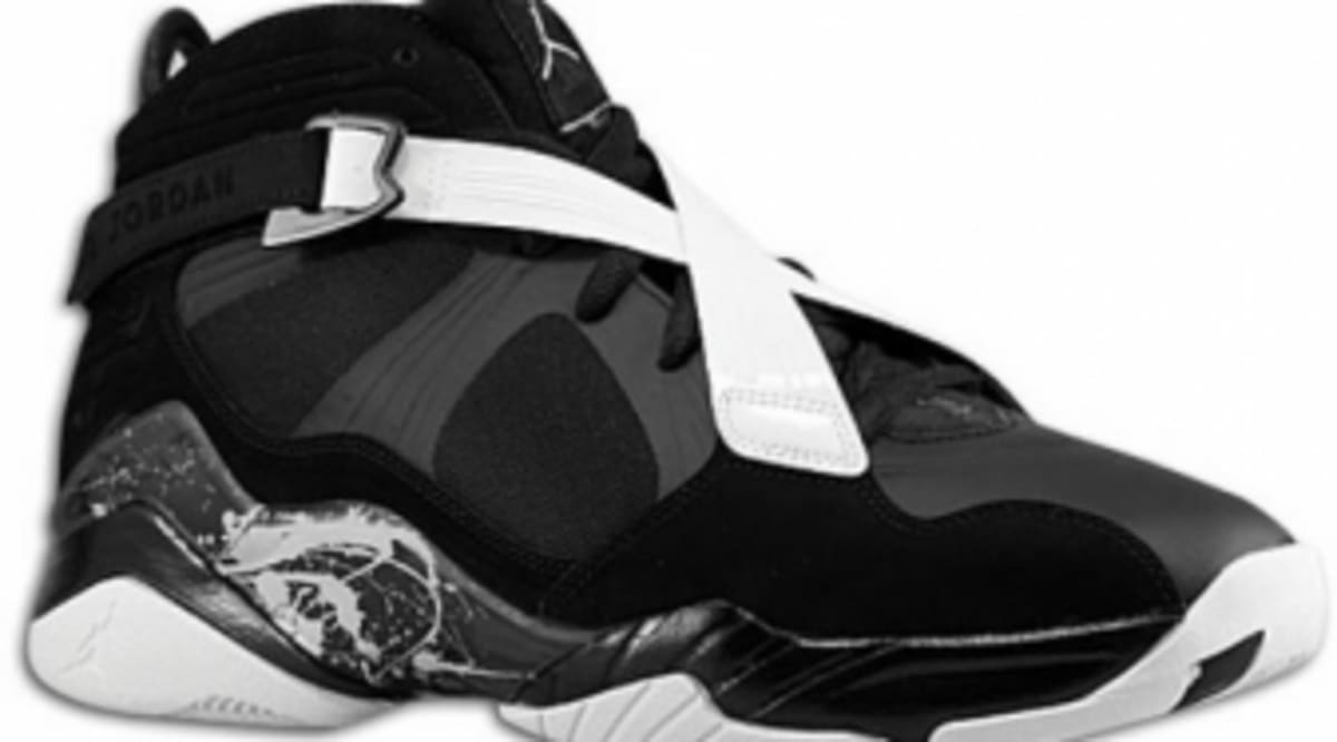 black white jordan 8