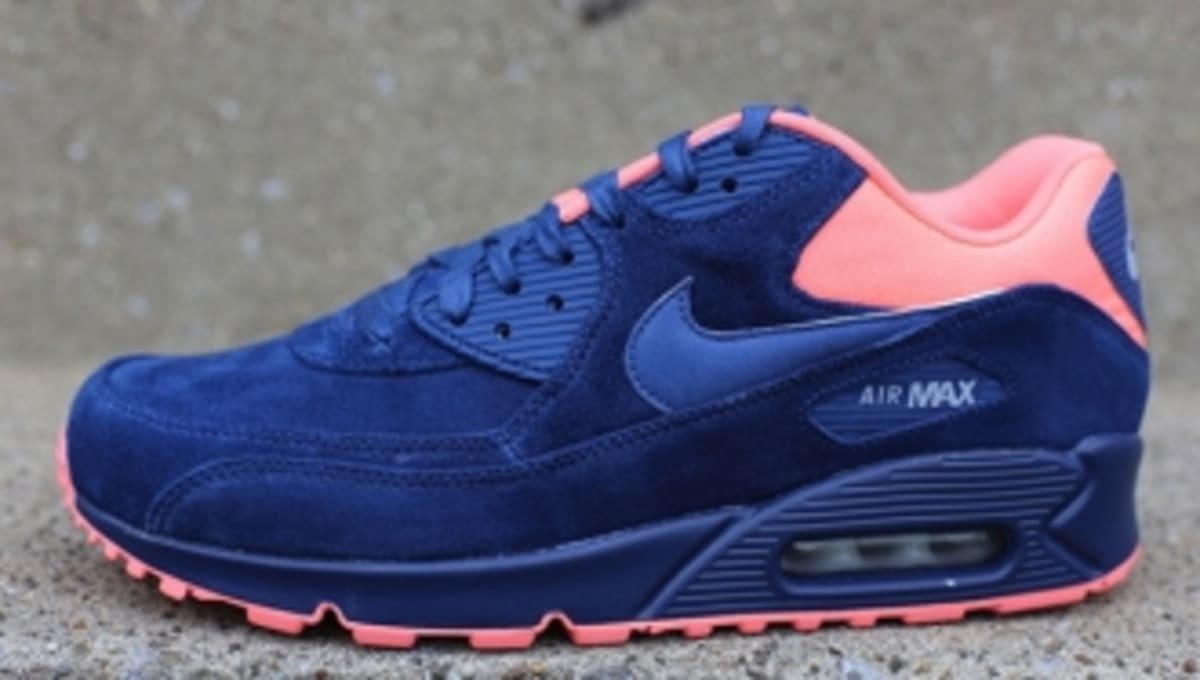 nike air max 90 pink and blue