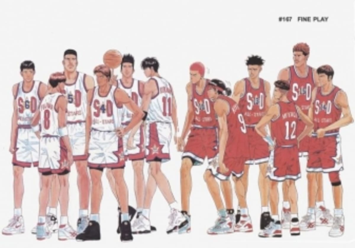 slam dunk anime jordan shoes