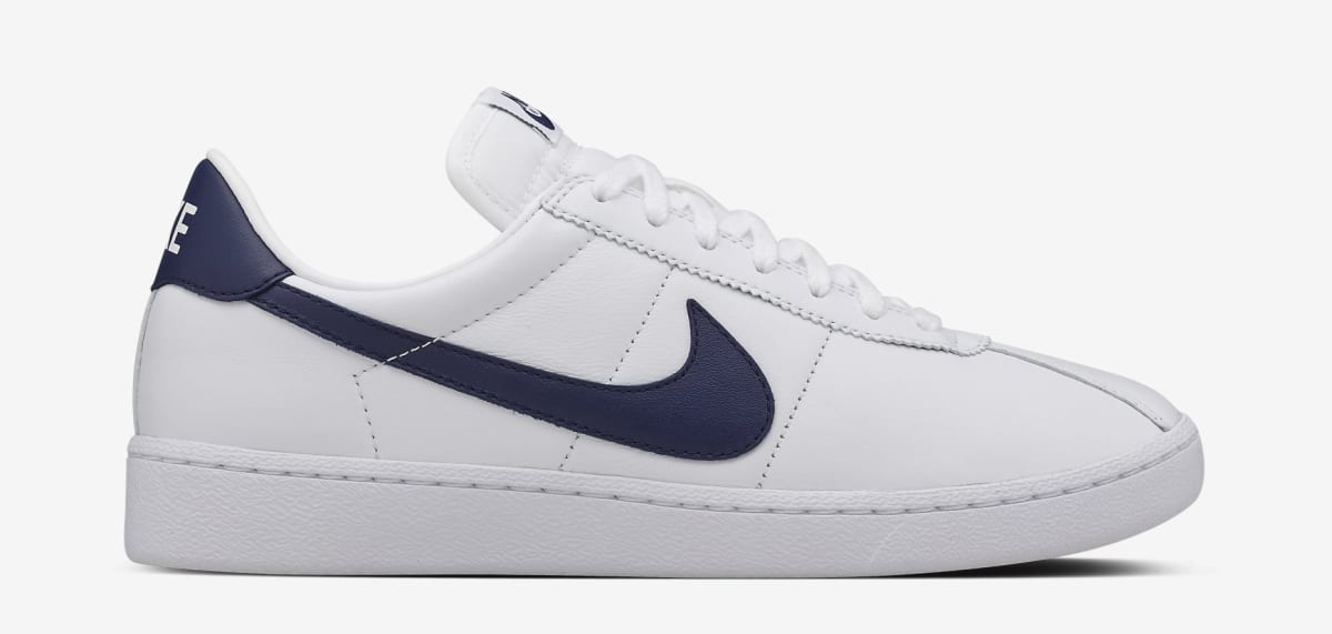 nikelab bruin leather sneakers