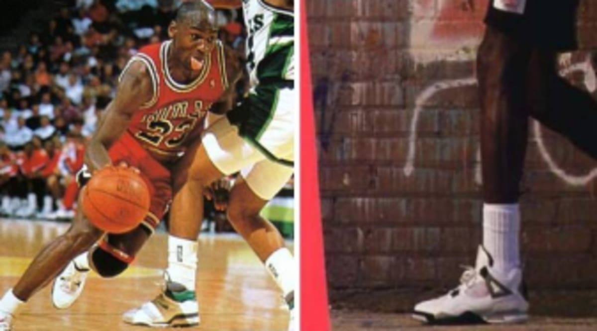 michael jordan wearing 4s