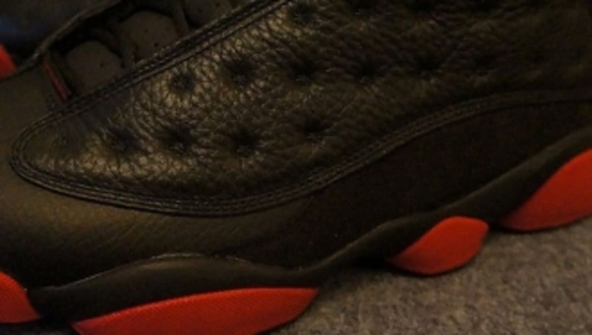 fake jordan 13 black and red